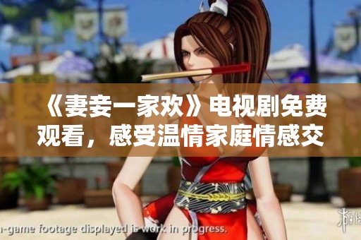 《妻妾一家欢》电视剧免费观看，感受温情家庭情感交织的故事