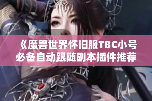 《魔兽世界怀旧服TBC小号必备自动跟随副本插件推荐》