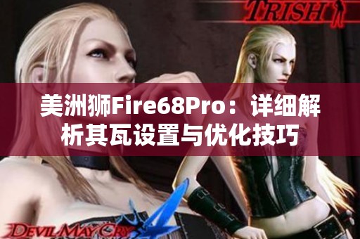 美洲狮Fire68Pro：详细解析其瓦设置与优化技巧