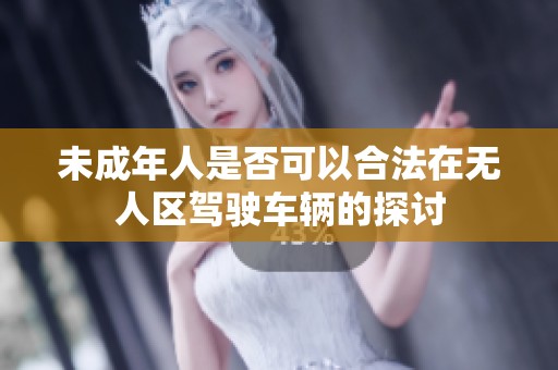 未成年人是否可以合法在无人区驾驶车辆的探讨