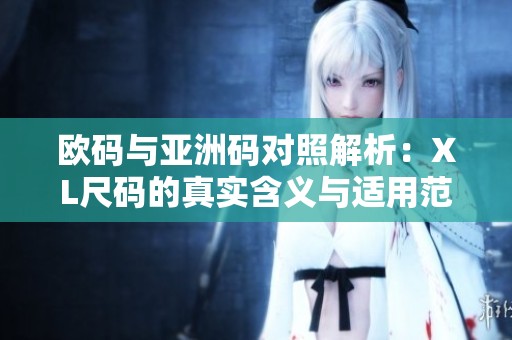 欧码与亚洲码对照解析：XL尺码的真实含义与适用范围