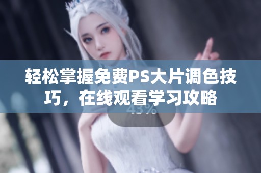 轻松掌握免费PS大片调色技巧，在线观看学习攻略