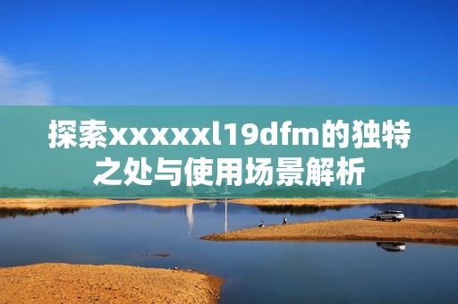探索xxxxxl19dfm的独特之处与使用场景解析