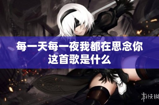 每一天每一夜我都在思念你这首歌是什么